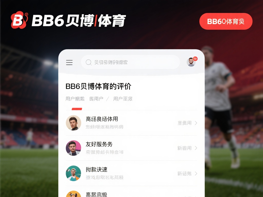在网络上搜索“BB6贝博体育的评价”，可以发现用户